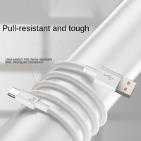 Câble USB Type C 6A en gros, 6A QC 3.0 pour Huawei, cordon de charge rapide USB-C, chargeur USB C Type-C, données
