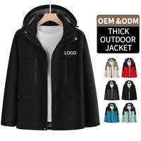 Veste deux pièces de haute qualité pour hommes et femmes, doublure en duvet amovible, tenue 3 en 1, logo personnalisé