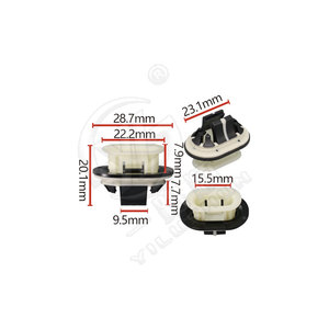 Xinyida Car <b>Door</b> Panel Clips D1121 For Mercedes-Benz GLE450 GLC300 Wheel Arch Fender Guard <b>Plate</b> Replacement Parts - Product Image 4