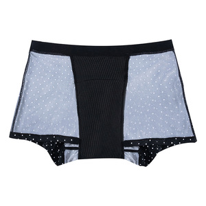Maillots de bain menstruels grande taille 4 couches anti-fuites, culottes menstruelles sans coussinets, shorts de bain pour femmes XS-4XL - Product Image 2