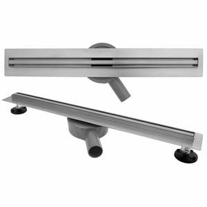 Couvercle de vidange linéaire en acier inoxydable 304, grille de douche rectangulaire évier Invisible Long Drain de sol en acier inoxydable Drain de douche - Product Image 1