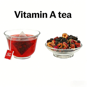 Thé de mûrier et de rose de haute qualité pour les soins oculaires - Infusion aux herbes enrichie en vitamine A pour la santé de la vue et la relaxation nocturne - Product Image 2