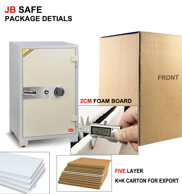 EIKO Two Key Safe Locker - Fire Resistant Home Security