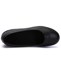 Chaussures d'infirmière respirantes à semelle épaisse rehaussante pour femme, en PU artificiel, toutes saisons, pour le commerce extérieur