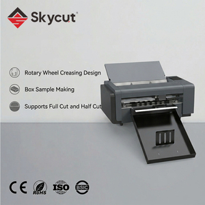 เครื่องตัดสติ๊กเกอร์ Skycut A3MAX4 <span class=keywords><strong>PRO</strong></span> แบบหัวคู่ พร้อมแรงกดสูง 2000 กรัม และเครื่องมือพับแบบมีล้อ สำหรับตัดตัวอย่างกล่อง - Product Image 1