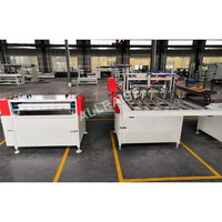 Machine de fabrication de couvertures rigides pour carnets, agendas et calendriers de bureau en carton gris, avec fonction de collage et d'emballage