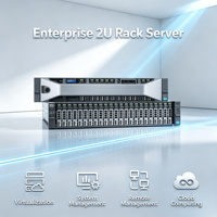 Serveur en rack 2U, double processeur Intel Xeon E5-2600 V3/V4, 24 baies 2,5 pouces, 64 Go DDR4, reconditionné, entreprise, personnalisable, en stock