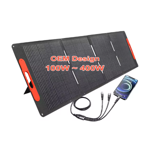200w Folding Solar Kit <b>Portable</b> for Solar Generators and <b>Portable</b> Power Stations Camping Off Grid Living - Product Image 1