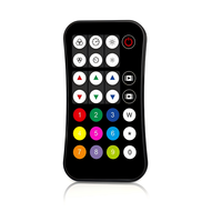 Télécommande RF ultra-mince 1 zone RGB/RGBW R9 avec voyant lumineux LED pour éclairage RGB/RGBW