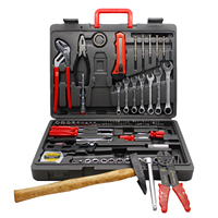 555 pièces boîte à outils polyvalente kit d'outils de réparation de moto ensemble d'outils de prise de service de voiture marteau clé tournevis vde