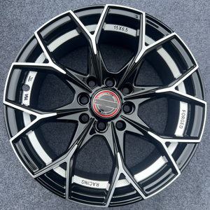 En Stock, Llantas de Aleación de Aluminio de 15 Pulgadas, 65J 8J, 4 Orificios, 100/114.3 PCD, Multirradio, para <span class=keywords><strong>Fiesta</strong></span> AE101, Calidad Premium - Product Image 4