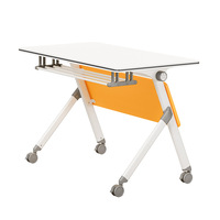Ensemble table et chaises pliantes pour formation, table de conférence mobile, bureau pliant, chaise de bureau, table de réunion pour salle de conférence