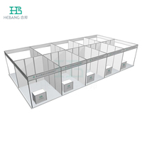 Hebang HB-TB070 – Support de toile de fond d'exposition populaire en aluminium, portable, à montage facile, à faible coût, 4x3m, avec graphiques en PVC