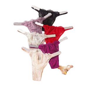 Culotte string invisible taille basse en spandex sans couture pour l'été – <span class=keywords><strong>Tanga</strong></span> <span class=keywords><strong>sexy</strong></span> en T tricoté confortable - Product Image 6