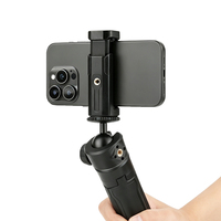 Support de téléphone universel en plastique à griffe froide pour trépied, accessoires de photographie et de diffusion en direct, vente en gros