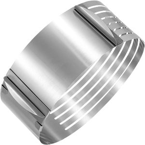 Utensilios para Hornear, Anillo Circular Ajustable de Acero Inoxidable de 7 Capas para Cortar Pasteles y Mousses, de 9.25 a 11.61 Pulgadas - Product Image 3