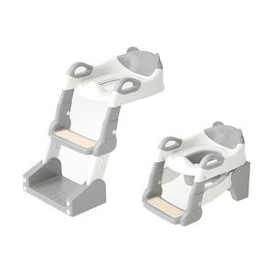 Asiento de entrenamiento para ir al baño 3 en 1 con escalón para niños y niñas de 1 a 10 años, silla de inodoro multiusos - Product Image 4