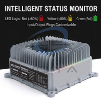 VOITATOP QA2000A-48V30A Chargeur de batterie portable 48V 30A 3000W IP67 étanche AC-DC en aluminium à 94% d'efficacité pour véhicules électriques