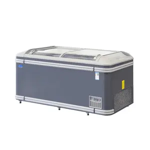 Kenkuhl île congélateur équipement de réfrigération affichage congélateur commercial réfrigérateur et congélateur pour magasin