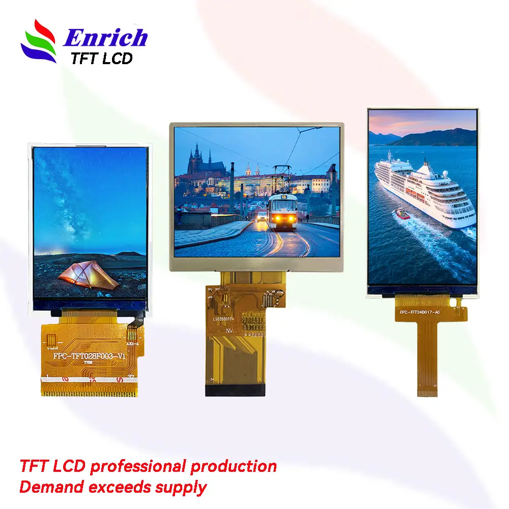 Módulo LCD TFT personalizado, 0,96, 1,3, 1,44, 1,77, 2,0, 2,4, 2,8, 3,2, 3,5, 3,97