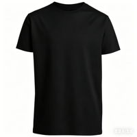 T-shirt unisexe personnalisé OEM/OED à haute élasticité, anti-boulochage, décontracté, à manches courtes, respirant, pour enfants et jeunes de 9 à 11 ans