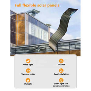 Paneles Solares Flexibles Enrollables de Película Delgada de Silicio Amorfo Impermeables al por Mayor de 50W-560W - Product Image 5