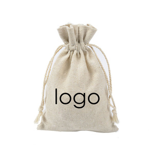 Bolsa de Algodón Personalizada con Cordón, Bolsa de Almacenamiento de Algodón y Cáñamo con Cordón y Bolsillo - Product Image 2