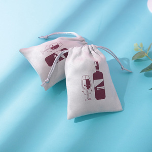 Velvet <b>Drawstring</b> Bag 8x10cm 5x7cm 15x20cm Fabric Jewelry Storage Organizing Cosmetic Mobile Phone Earphone Power Bank <b>Pouch</b> - Product Image 4