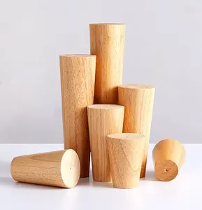 individualisierte massivholztischbeine moderne holzschränke beine einfache installation langlebige holztischbeine für möbelgebrauch