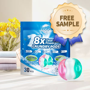 Contoh gratis 3-in-1 Pods cucian multi-guna Anti-Fade perlindungan UV kain pelindung warna pelembut pencerah noda untuk pakaian - Product Image 1