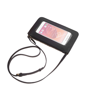 2025 Mô Hình Mới Da Chính Hãng Của Phụ Nữ Ngang Ly Hợp Điện Thoại Pouch Dây Kéo Đóng Cửa Crossbody Mini Túi Màn Hình Cảm Ứng Túi Xách - Product Image 1
