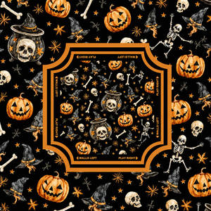 Mantel de mesa de Mahjong con diseño de calabaza de Halloween al por mayor, antideslizante, suave, para fiestas, disponible en fábrica, entrega rápida - Product Image 5