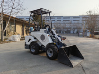 Chargeuse sur pneus électrique HAIJU HJ620E 100% électrique, capacité de charge 500kg 800kg, batterie au plomb-acide, télescopique, ROPS FOPS pour l'agriculture