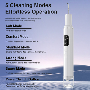 5 Modes Electric Ultrasonic <strong>Tooth</strong> <strong>Scraper</strong> with LED Light Water Spray Dental Calculus Remover Cleaner for Smoke Stains Plaque - Product Image 3