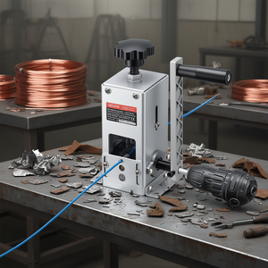 เครื่องปอกสายไฟแบบแมนนวล Vevor ขนาด 0.06-1.18 มม. สำหรับสายทองแดง ใช้สำหรับรีไซเคิลเศษโลหะ - Product Image 2
