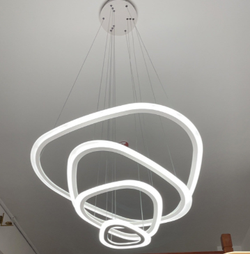 Modern Loft Duplex Chandelier - High Ceiling Staircase Lamp for Dining & Living Room Pendant Light