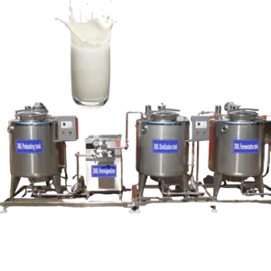 Hoge Productiviteit 500l 1000l Sap/Melk Pasteurisatietank Vloeibare Eiensap Yoghurt Melkpasteurisatiemachine