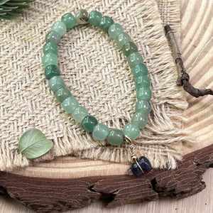 Bracelet en pierre naturelle avec perles de verre colorées pour le soulagement du stress – Vente en gros, remise sur les achats en vrac, lots mixtes disponibles - Product Image 5