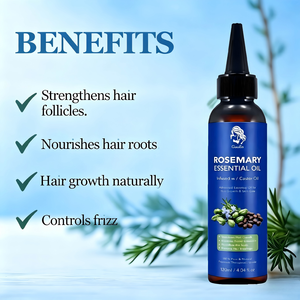 Suero Vegano Nutritivo para el Cuidado del Cuero Cabelludo, Contra la Caída del Cabello, Venta al Por Mayor, Fabricante, Fórmula Personalizada, Marca Privada, <span class=keywords><strong>Aceite</strong></span> Capilar de Romero - Product Image 6