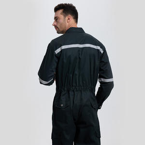 ชุดคลุมป้องกันไฟไหม้ Xk2 8205 ผ้าฝ้ายแท้ ป้องกันไฟฟ้าสถิตย์ สำหรับอุตสาหกรรมน้ำมัน แร่ และไฟฟ้า ได้รับการรับรองมาตรฐาน ISO En11611 En11612 - Product Image 4