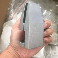 Support de fixation réglable en alliage d'aluminium pour écran de bureau, panneau de séparation simple face, support de cloison en verre pour bureau à domicile et hôtel