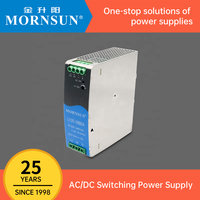 Mornsun Rail Din 2/3-phase 120W 240W 12V 24V 48V Rail Din Industriel Alimentation Triphasée ACDC