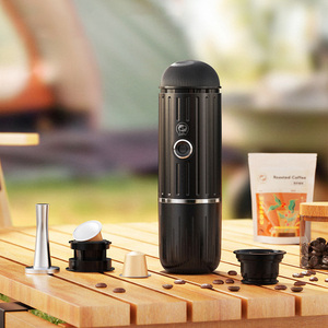 Machine à café portable à capsules, pression de pompe 15 bars, alimentée par batterie, machine à expresso de voyage, capacité 0,8 L, corps en plastique - Product Image 6