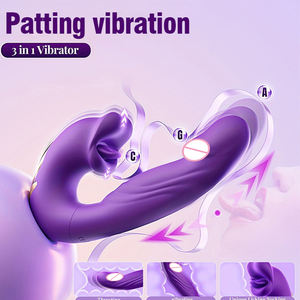 Giocattoli per Adulti Vibratore con 7 Frequenze di Vibrazione in Silicone Stimolatore Linguale e Penieno - Product Image 5