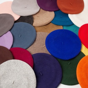 Mũ len thêu tay nữ nam cỡ lớn giữ ấm mùa thu đông, mũ beret thời trang kiểu Pháp - Product Image 2