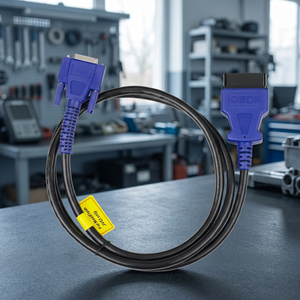 Câble principal de scanner de diagnostic OBDII universel |   Câble de scanner OBD Ethernet bleu |   Garantie d'un an - Product Image 5