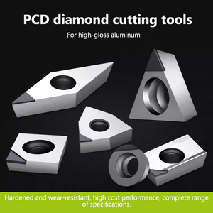 <span class=keywords><strong>PCD</strong></span> kim cương lưỡi chuyển công cụ đồng nhôm đặc biệt độ bóng cao CNC đá quý kim cương công cụ cắt kim cương hạt cắt đầu - Product Image 5