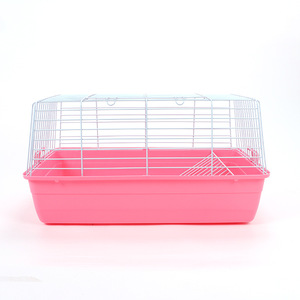 Fil de fer de qualité supérieure et plateau en plastique grand lapin néerlandais cochon cage cobaye cage de transport de lapin pour l'élevage de lapins - Product Image 3
