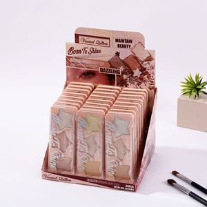 Bảng Phấn Bắt Sáng 3 Màu Hình Trái Tim Làm Bánh Phấn Tạo Khối Cho Khuôn Mặt Phấn Tạo Khối - Product Image 2