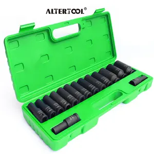 1/2 "15 Piece Set Of Automotive Maintenance Hardware Tool Sleeve Kit Socket Drive For Sale